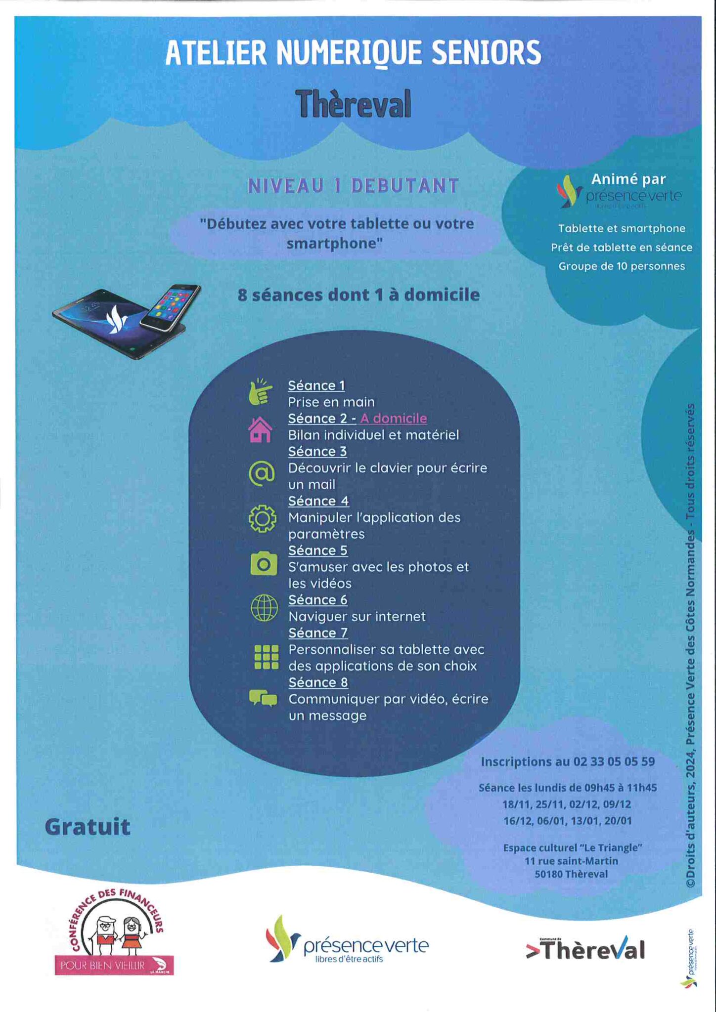 Ateliers numériques séniors - Mairie de Thèreval