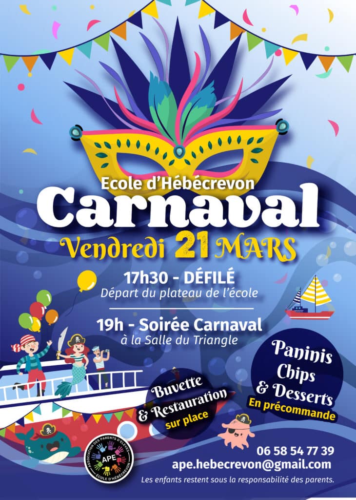 Carnaval de l'école d'Hébécrevon