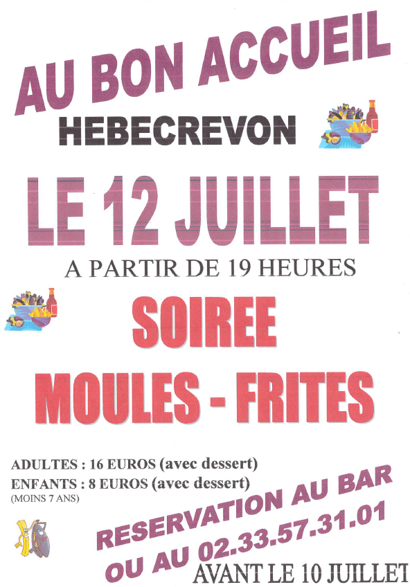 Soirée moules-frites