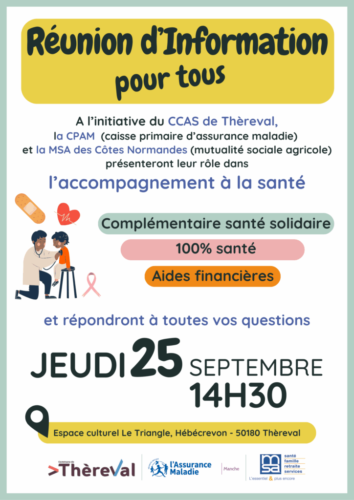 Réunion d'information sur l'accompagnement à la santé
